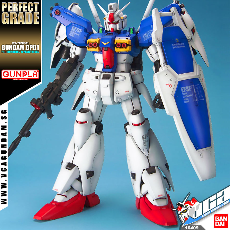 PG 1/60 RX-78 Gundam GP01/Fb model kit BANDAI JAPAN | eBay