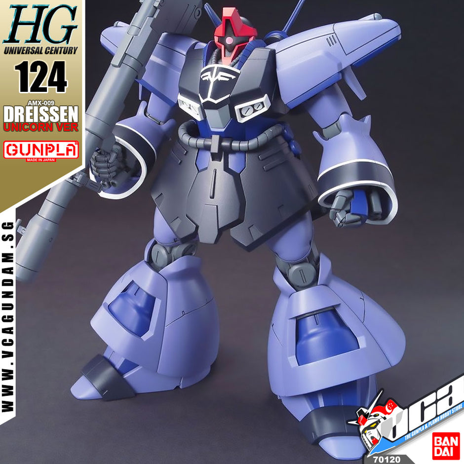 AMX-009 ドライセン HGUC 1/144 バンダイ Amazon.com: Bandai Hobby HGUC Dreissen (ZZ Version) Model