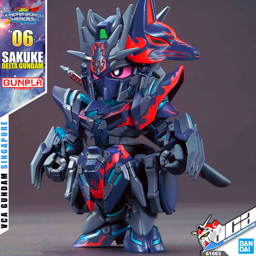 Bandai Gunpla World Heroes SD Sasuke Delta Gundam