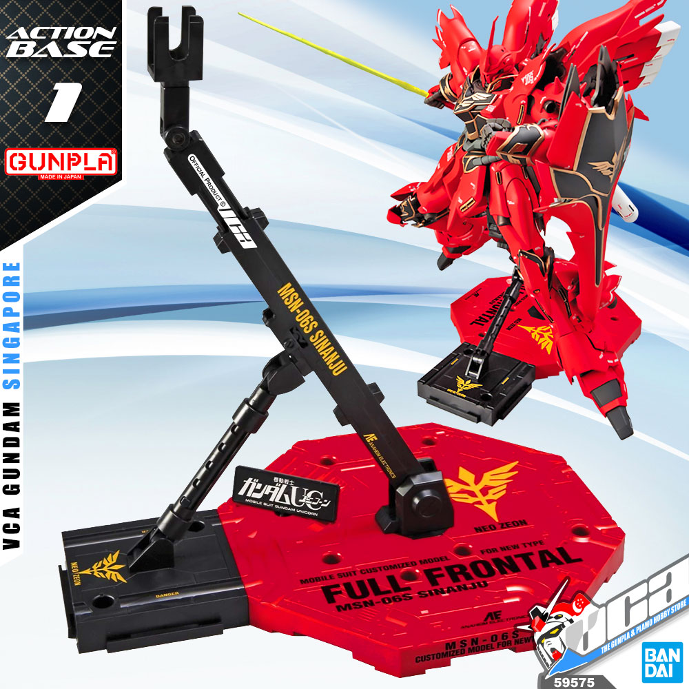 Bandai Action Base 1 Sinanju Ver for Gundam Gunpla Plastic Model Kit