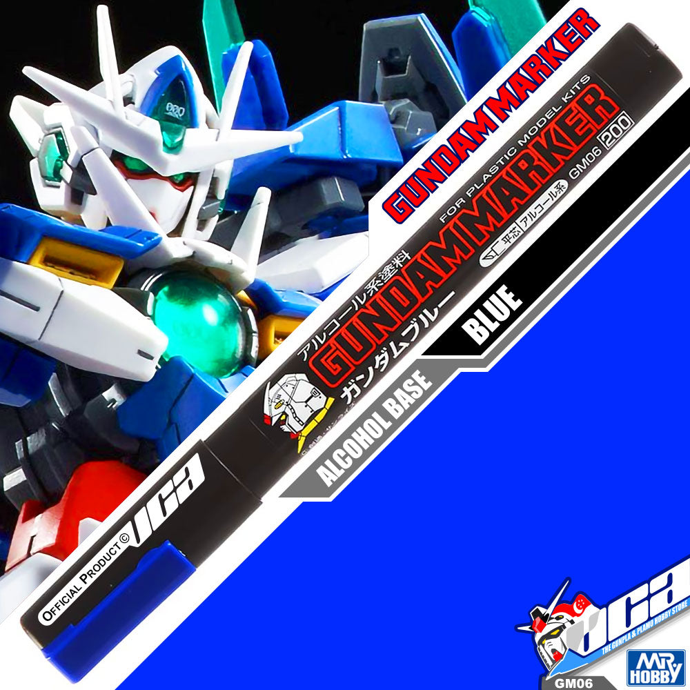 GSI CREOS MR GREY HOBBY GM06 Gundam Marker Painting Pen Blue