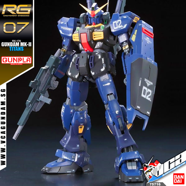 Bandai Gunpla® RG RX-178 Gundam MK-II Titans – VCA Gundam Singapore