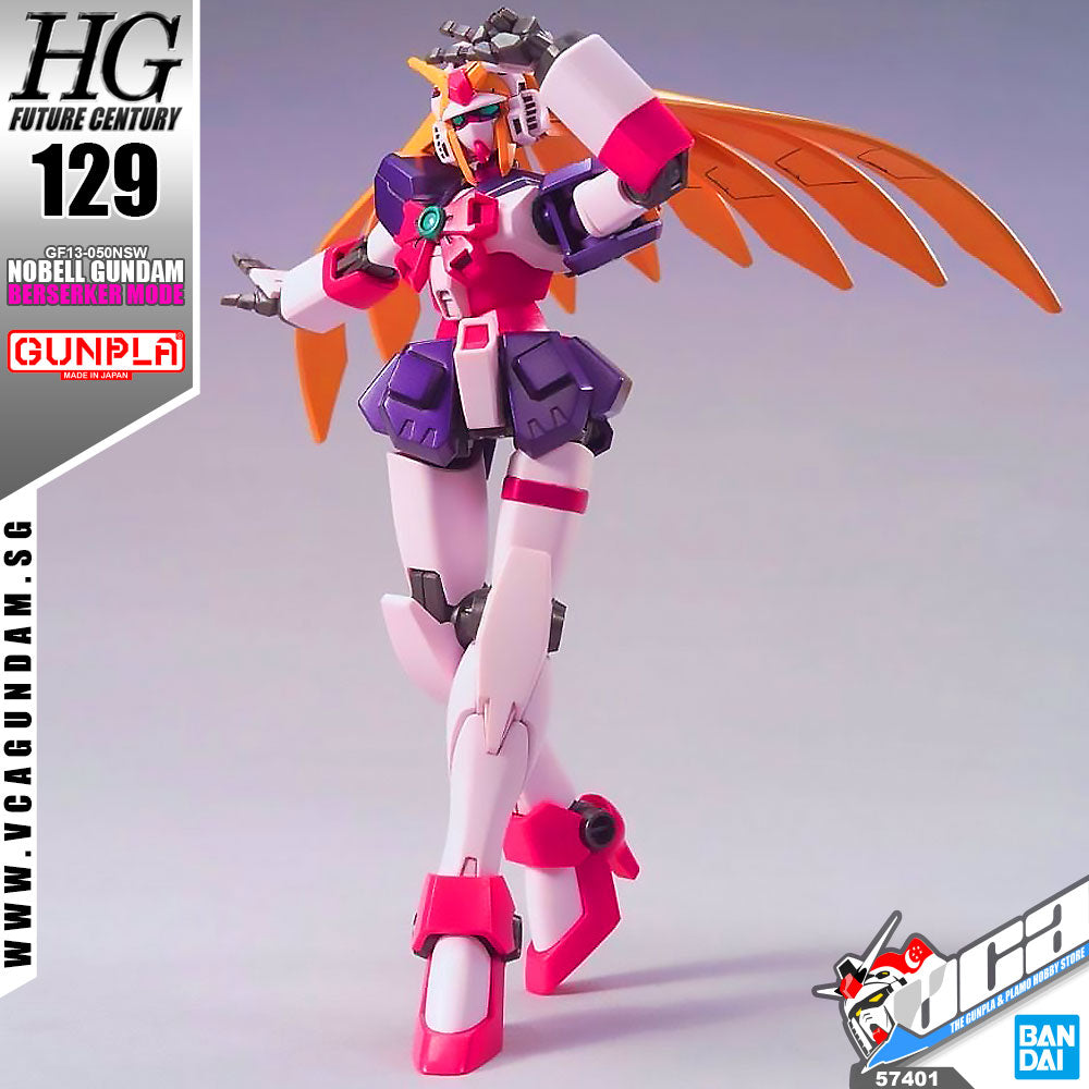 Bandai® Gunpla HG FutureCentury (HGFC) NOBELL GUNDAM (BERSERKER MODE)