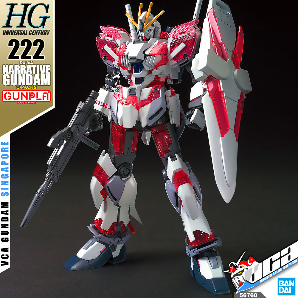 Bandai® Gunpla High Grade HGUC 1/144 HG NARRATIVE GUNDAM CPACKS VCA