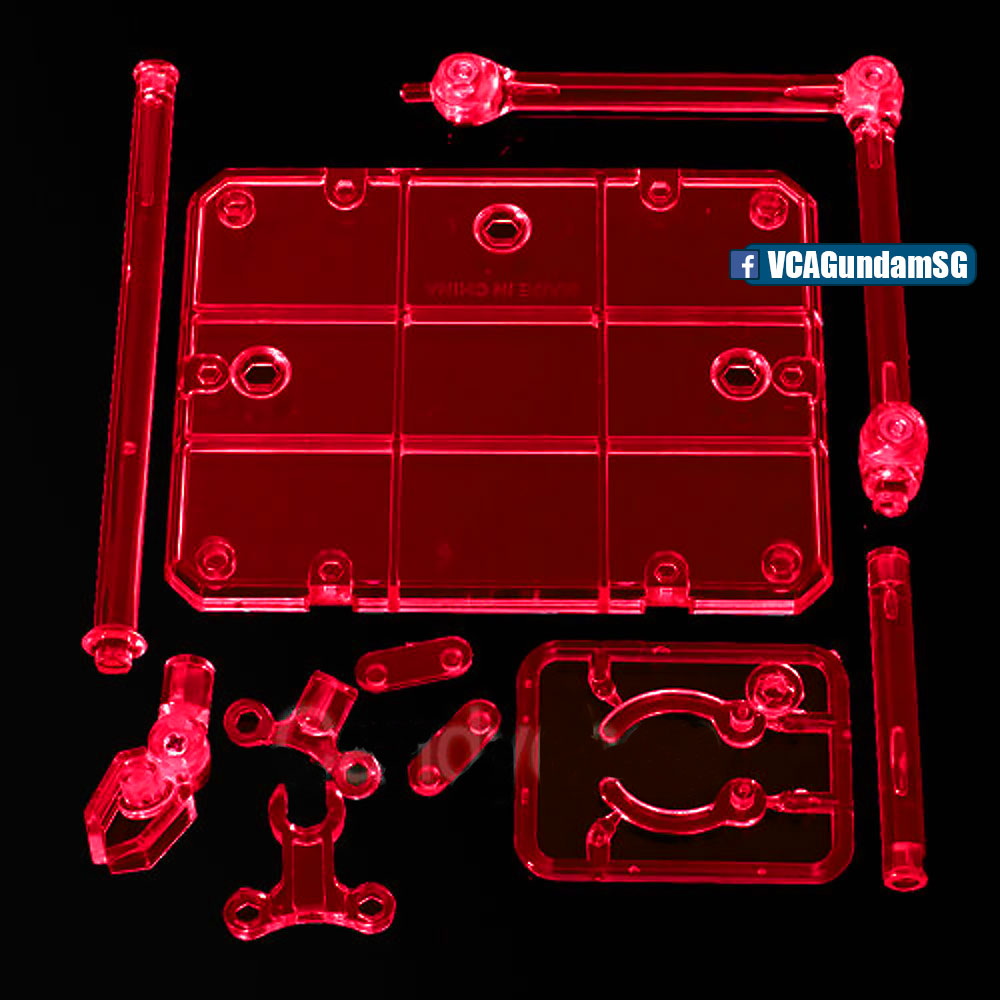Gundam DUAL ACTION STAND (CLEAR RED) Packaging