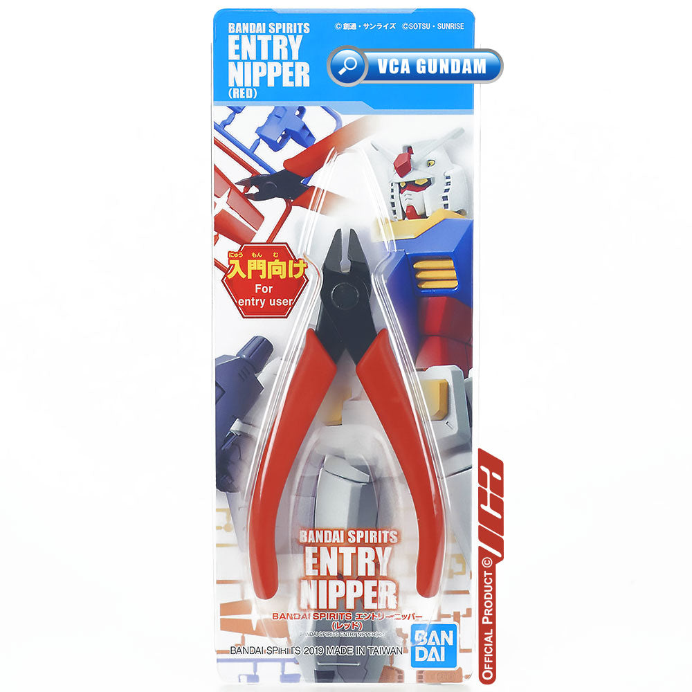 Bandai Spirits Entry Hobby Nipper Red for Plastic Model Kit