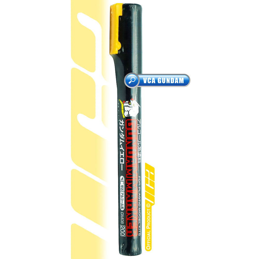 GSI CREOS MR GREY HOBBY GM08 Gundam Marker Painting Pen Yellow