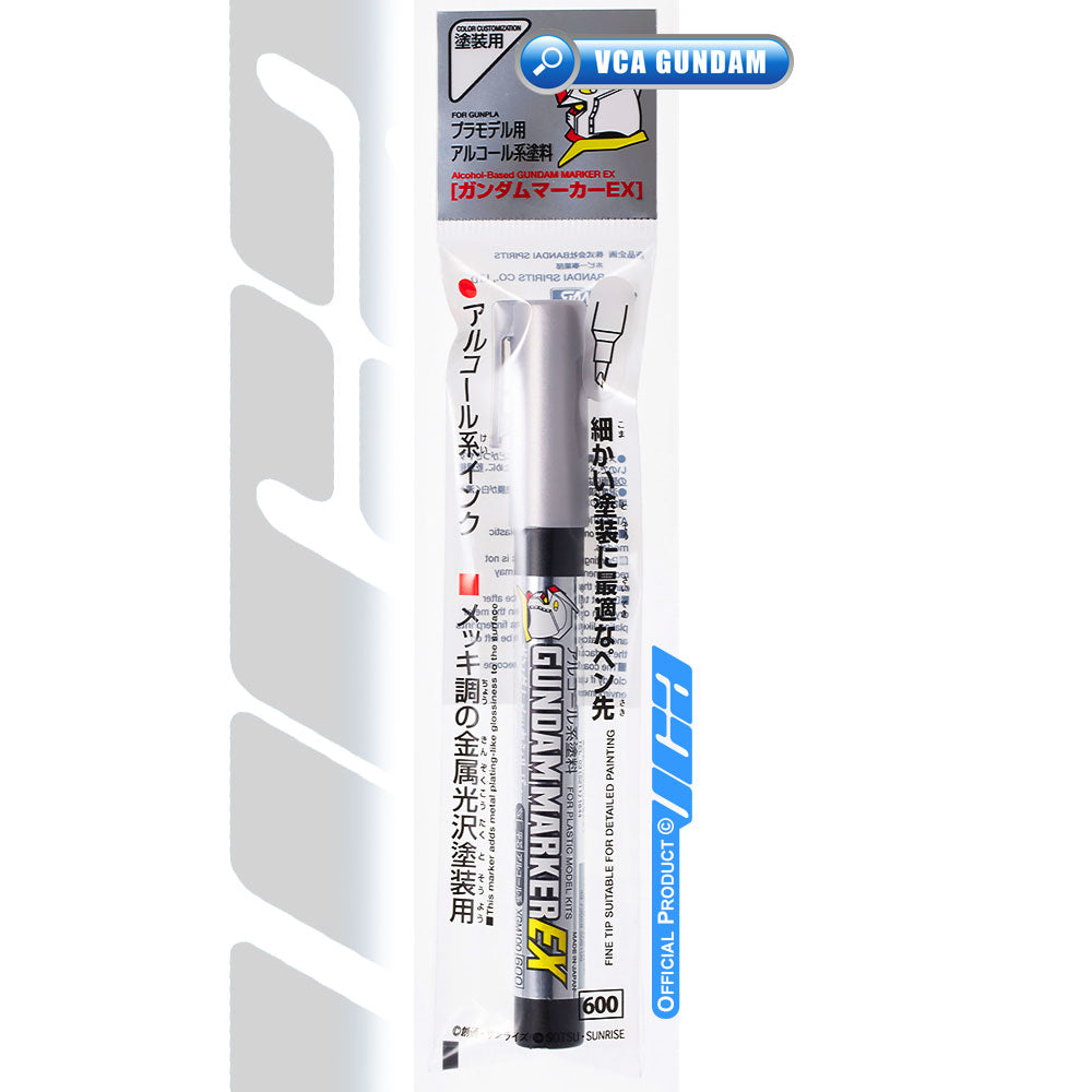 GSI CREOS MR HOBBY XGM100 GUNDAM MARKER EX SILVER CHROME PLATING HOBBY PAINT PEN VCA GUNDAM SINGAPORE