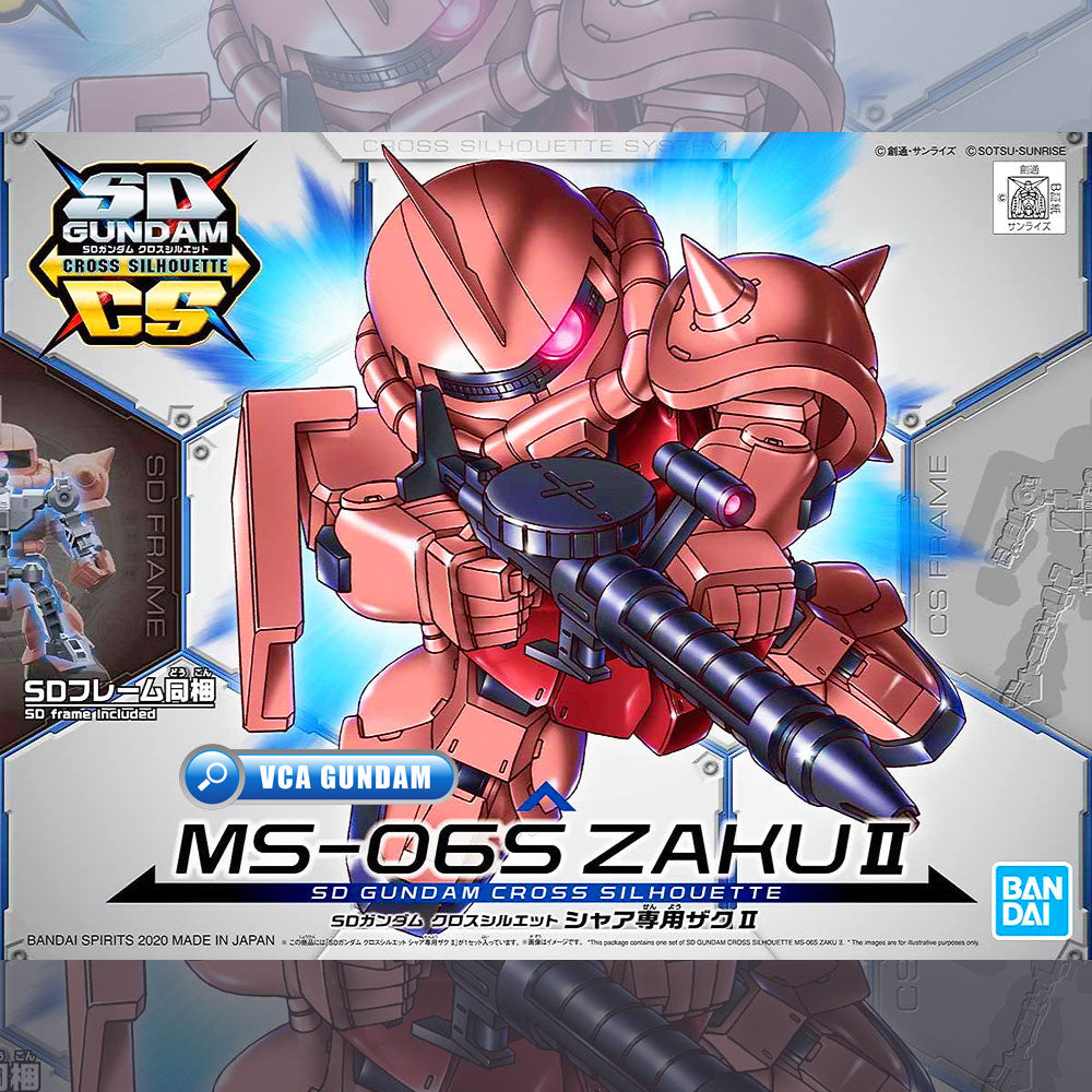 Bandai SD Cross Silhouette SDCS MS-06S Zaku II