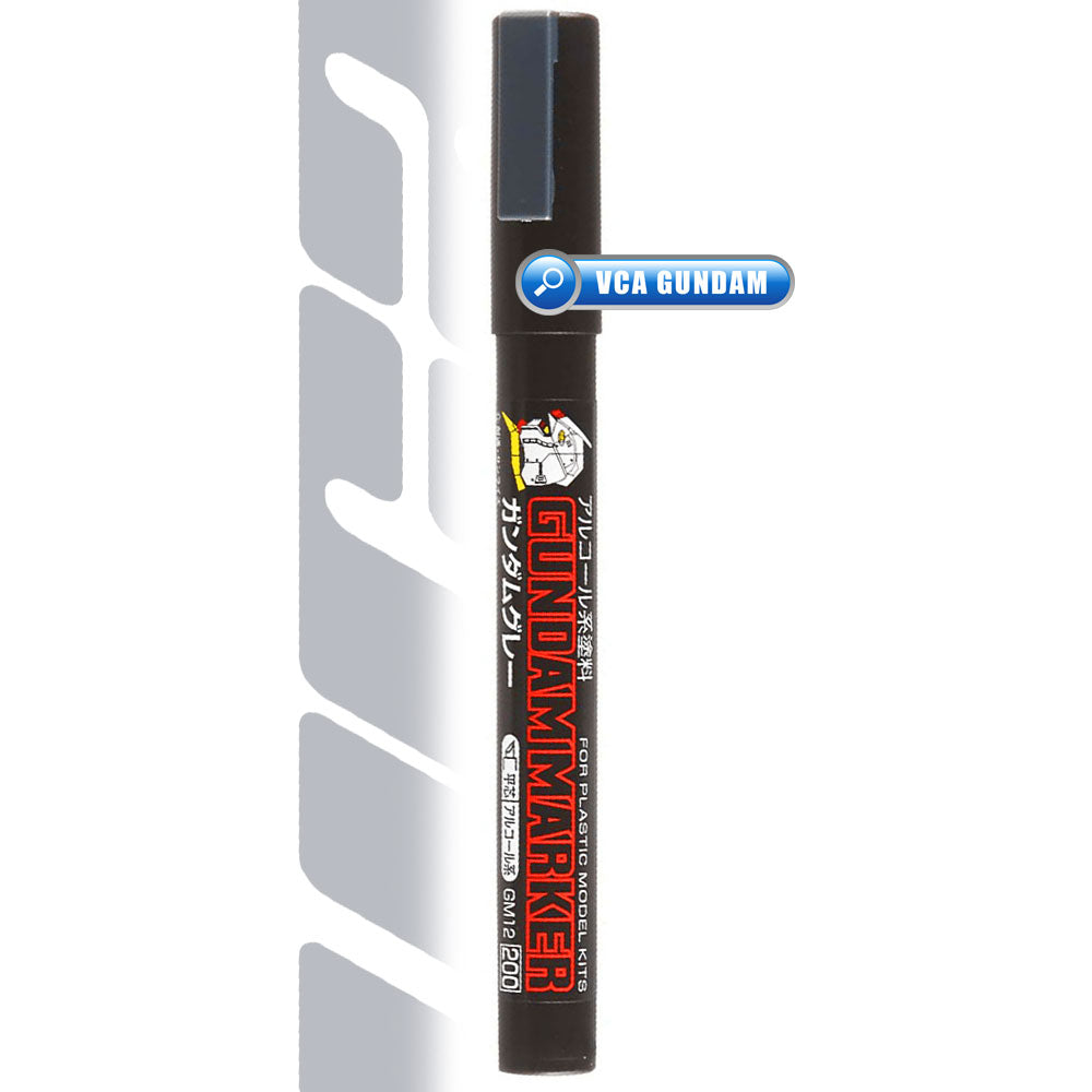 GSI CREOS MR GREY HOBBY GM12 Gundam Marker Painting Pen Grey