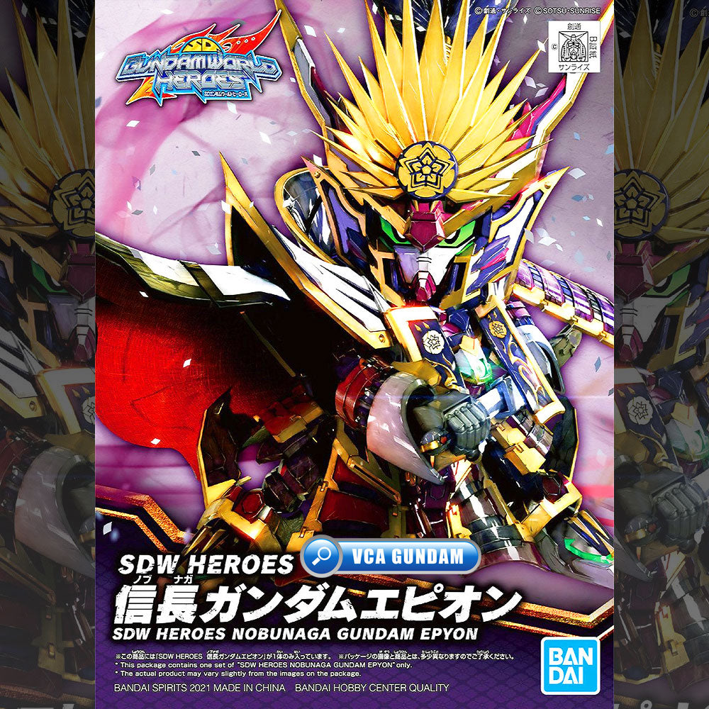 Bandai Gunpla World Heroes SD NOBUNAGA GUNDAM EPYON