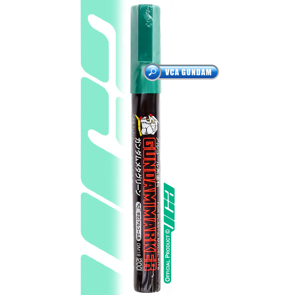 GSI CREOS MR GREY HOBBY GM18 Gundam Marker Painting Pen Green Metallic