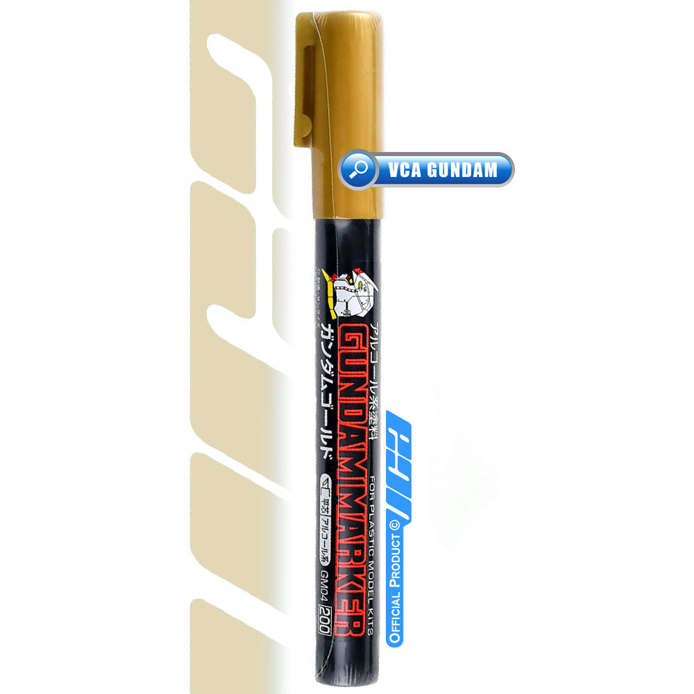 GSI CREOS MR GREY HOBBY GM04 Gundam Marker Painting Pen Gold Metallic